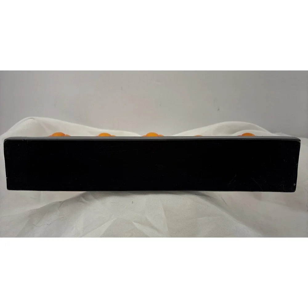 Hallow Home Tabletop 5 Ghosts & Pumpkins Halloween Taper Candlestick Holder